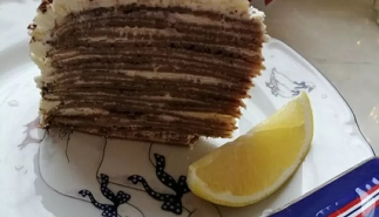 Блинный торт Тирамису