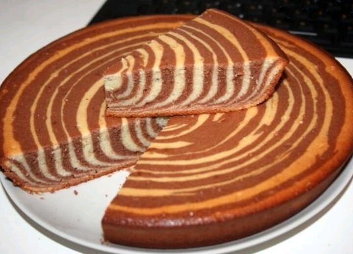 Торт «Зебра» в мультиварке — рецепт с фото пошагово