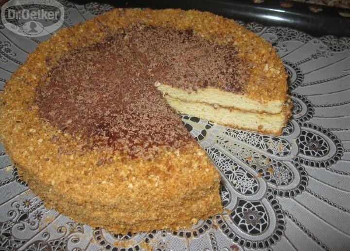 Торт со сгущенкой Сластена 🎂 по рецепту академии выпечки Dr. Bakers