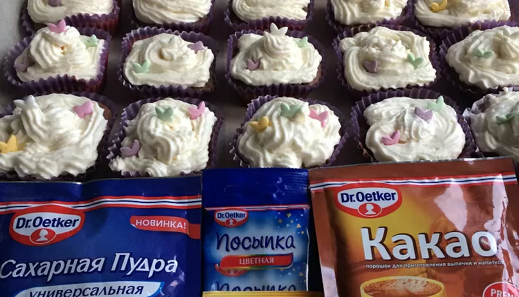 Шоколадные капкейки