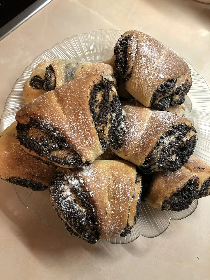 Булочки с маком  фото