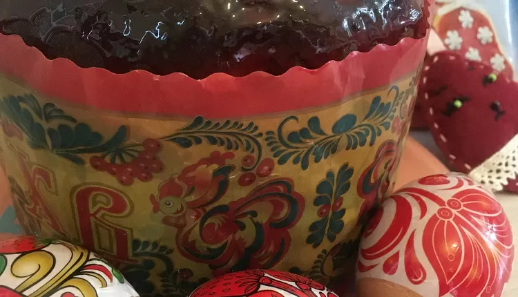 Творожный пасхальный кулич