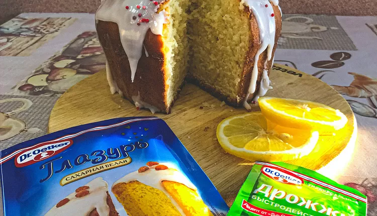Лимонный кекс
