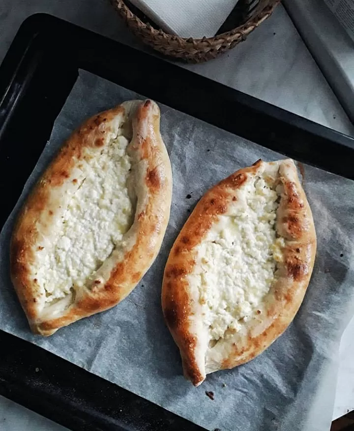 Хачапури по-аджарски фото рецепта