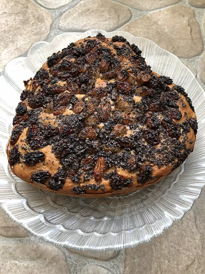 Пирог с маком и изюмом  фото