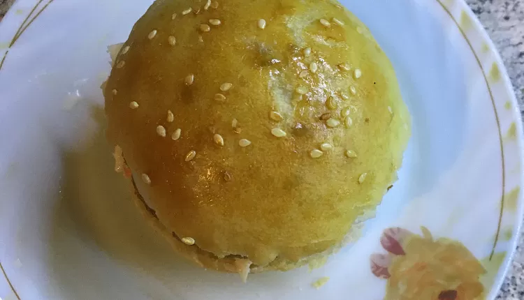 Не сладкие булочки с кунжутом