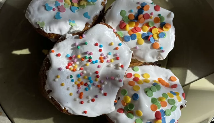 Пасхальные творожные куличи вместе с детьми и Dr.Bakers