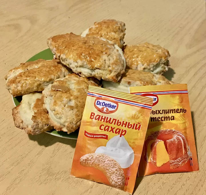 Овсянопышки с творогом фото