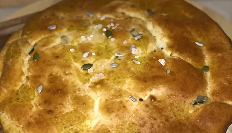 Заливной пирог с курицей и грибами 