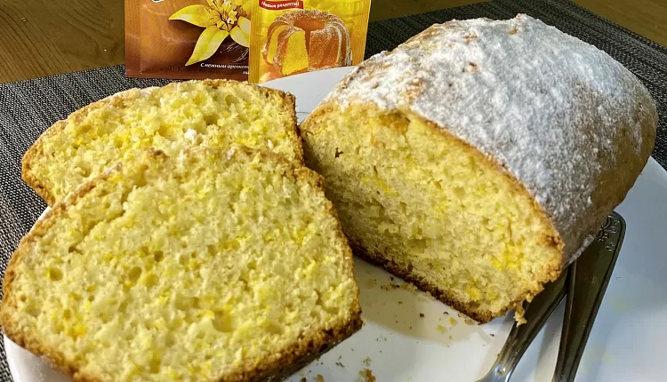 Лимонный кекс