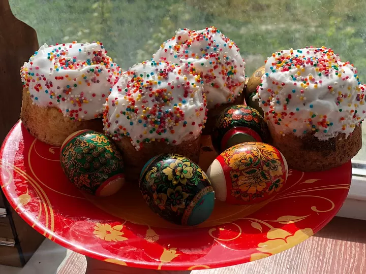 Кулич на быстрых дрожжах фото