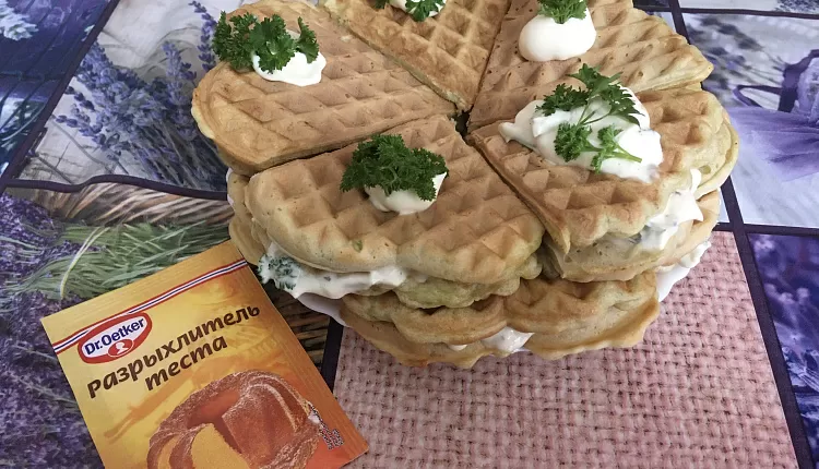 Овощные вафли