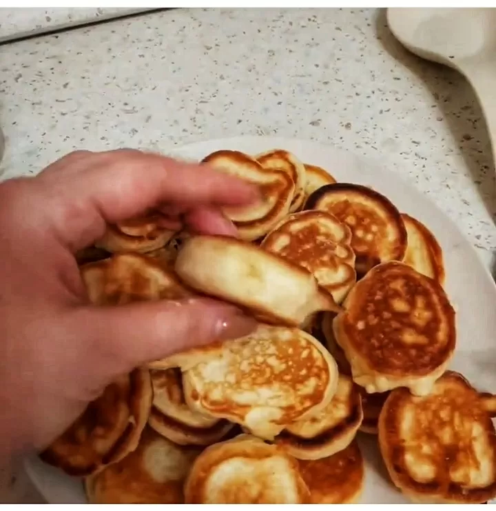 Пышные оладьи  фото
