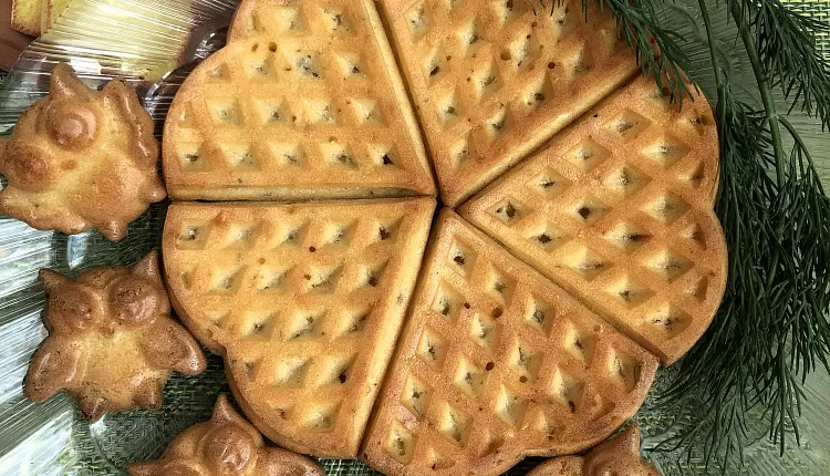 Овощные вафли