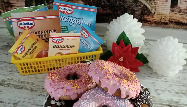 Пончики с глазурью