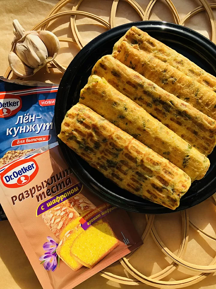 Овощные вафли фото
