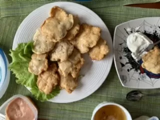Куриные оладушки  фото