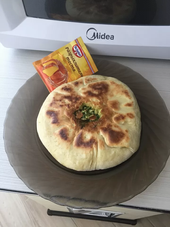 Лепешки с зеленью фото рецепта
