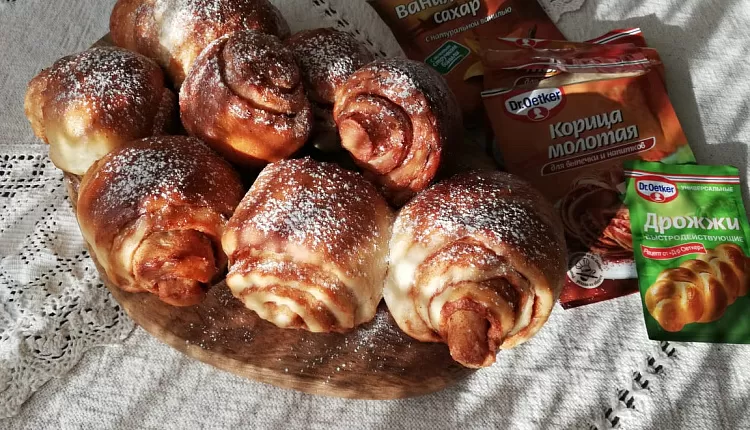 Булочки с корицей