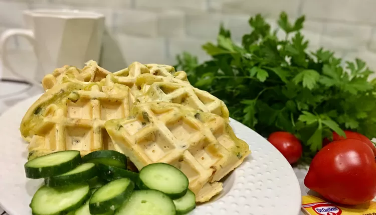 Овощные вафли