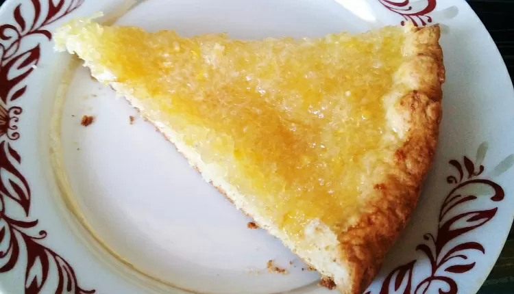 Песочный пирог с цедрой лимона