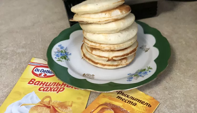 Оладьи на кислом молоке