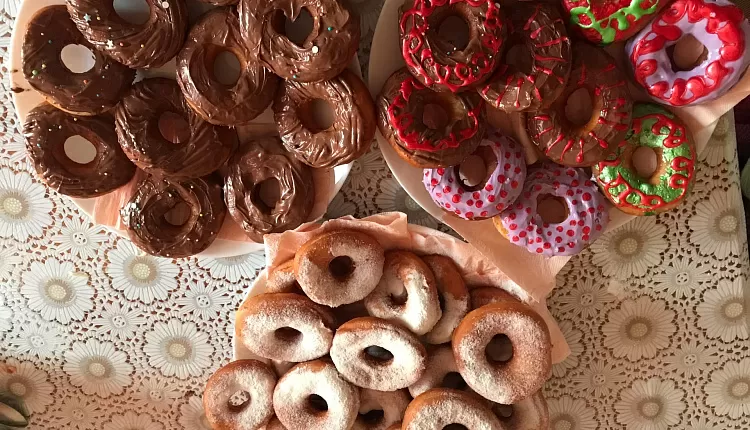 Новогодние донаты с ромом