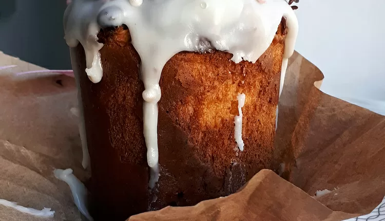 Творожный пасхальный кулич
