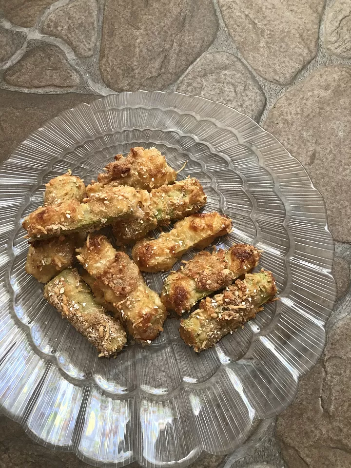 Хрустящие кабачки фото