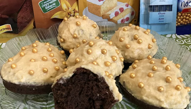 Шоколадные капкейки