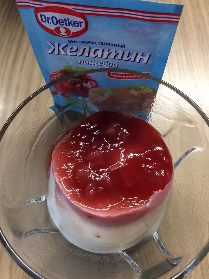 Панна-котта с малиной фото рецепта