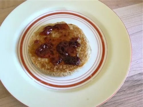 Каша с желе (ленивая овсянка)
