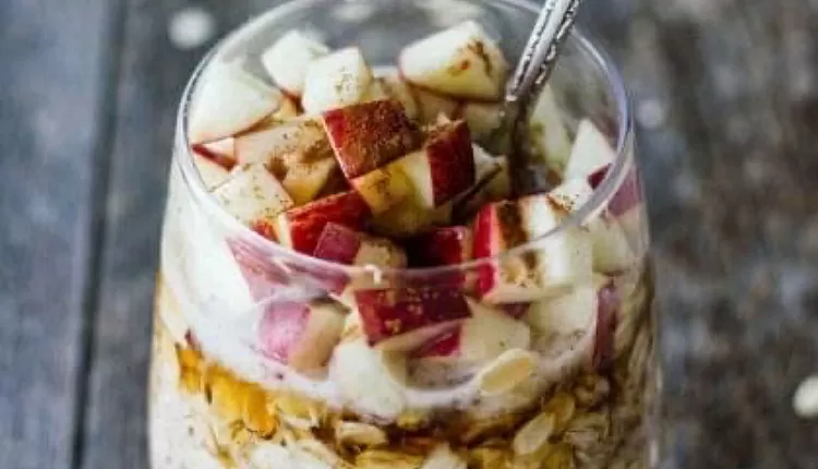 Каша с желе (ленивая овсянка)