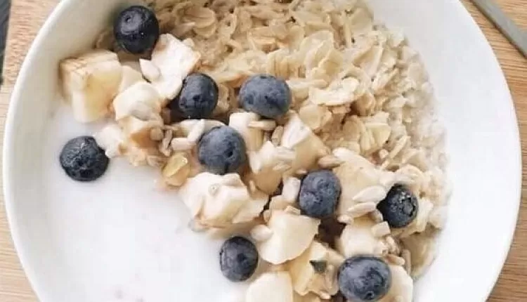 Каша с желе (ленивая овсянка)