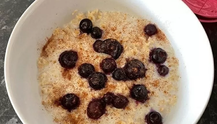 Каша с желе (ленивая овсянка)