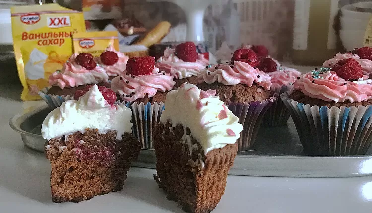 Шоколадные капкейки