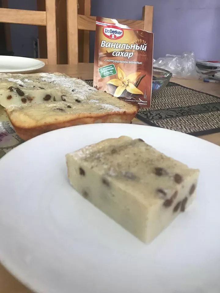 Запеканка на манке фото