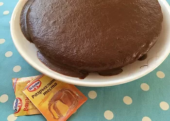 Торт «Шоколадно-маковая зебра»