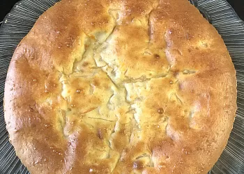 Заливной пирог с капустой