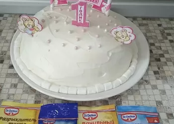 торт на день рождения с ананасами 