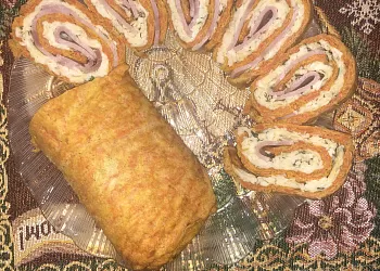 Морковный рулет