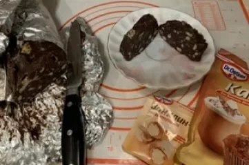 Шоколадная колбаска