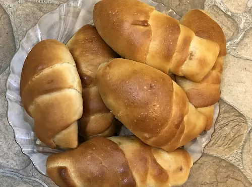Пирожки-конусы с капустой