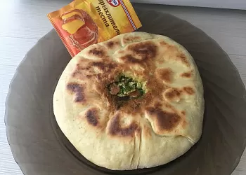 Лепешки с зеленью