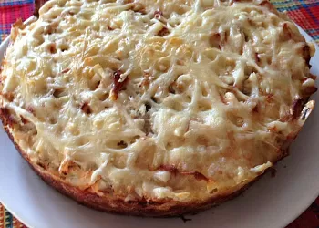 Запеканка из цветной капусты с курицей