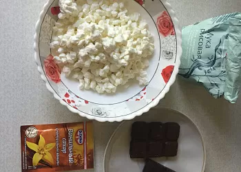 Сырники с темным шоколадом