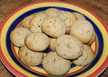 Печенье с орехами на сгущенке