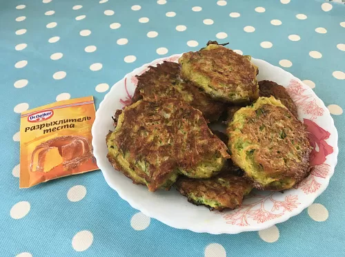 Оладьи из кабачков и картофеля