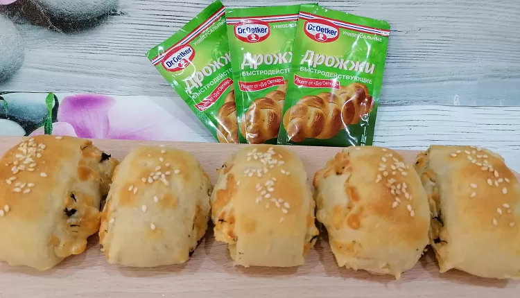 Рулетики с сыром и зеленью