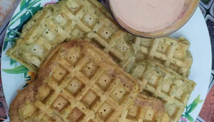 Овощные вафли